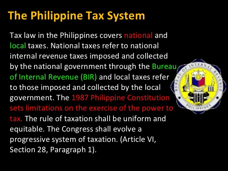 Taxation In The Philippines